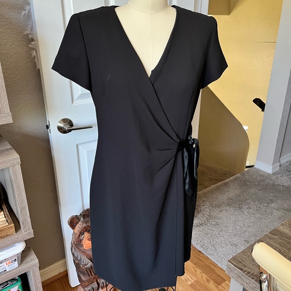 Virgo Dresses & Skirts - Virgo Petite Faux Wrap Cocktail Dress